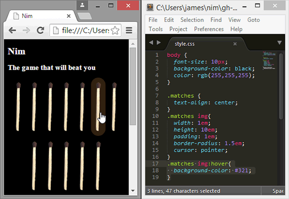 Using the :hover pseudo element as a selector